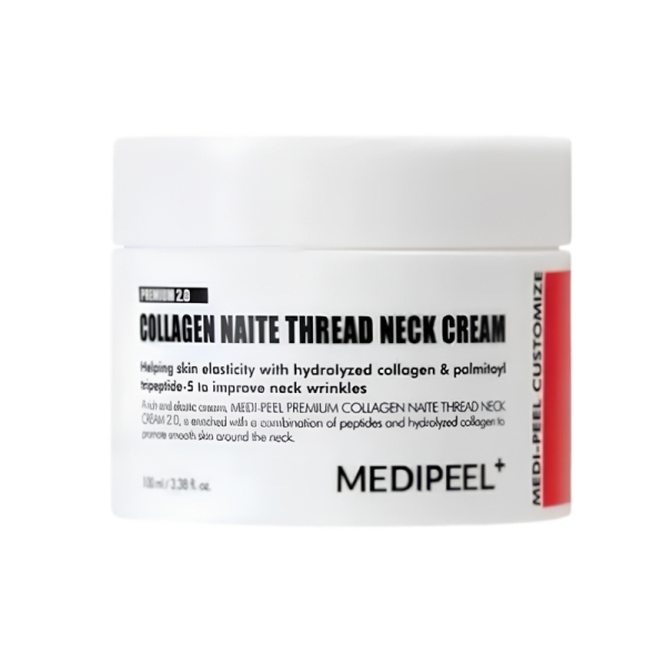 Kem dưỡng chống nhăn vùng cổ MEDIPEEL Premium Naite Thread Neck Cream 100ml