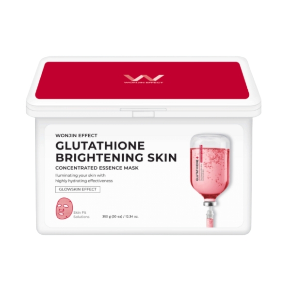 Hộp 30 miếng mặt nạ Wonjin Effect Glutathione Brightening Skin Mask 350g