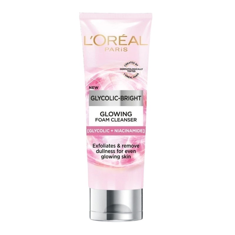 Sữa rửa mặt Loreal Glycolic-Bright Glowing Foam Cleanser 100ml