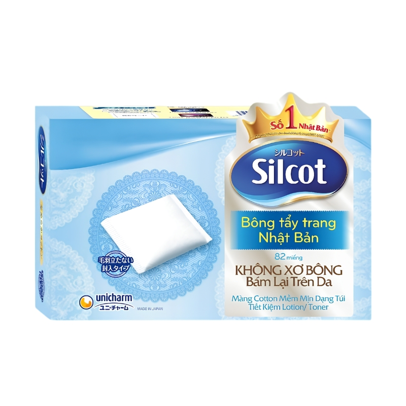 Bông tẩy trang Silcot 82 miếng