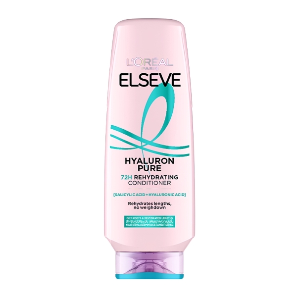 Dầu xả Loreal Paris Elseve Hyaluron Pure 265ml (Tím nắp xanh)