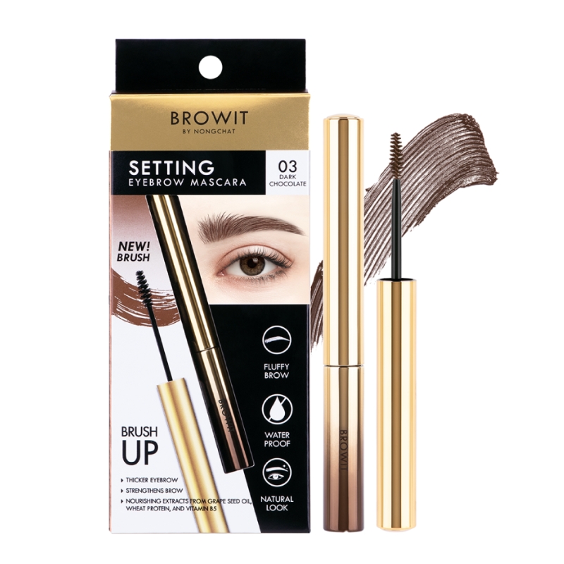 Mascara lông mày Browit By Nongchat Setting Eyebrow Brush Up