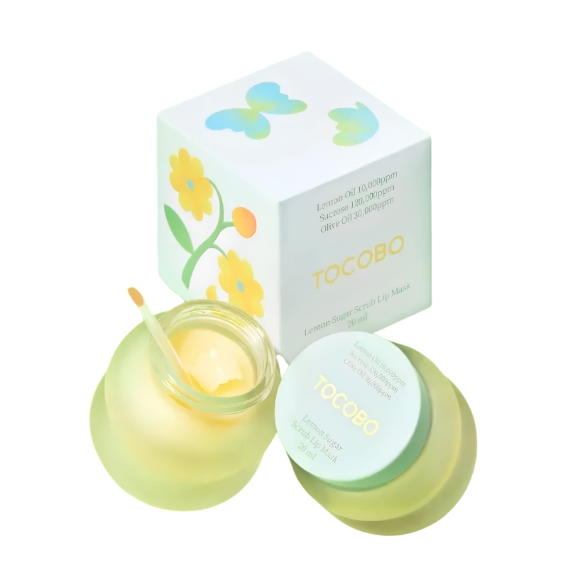Dưỡng Môi Tocobo Lemon Sugar Scrub Lip Mask 20ml