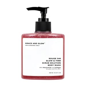 Sữa tắm Grace And Glow Rouge 540 Glow & Firm Scrub Solution Body Wash 400ml