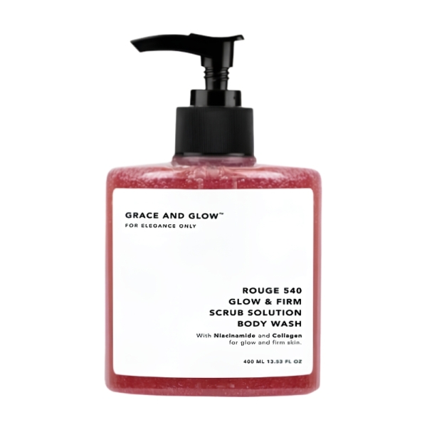 Sữa tắm Grace And Glow Rouge 540 Glow & Firm Scrub Solution Body Wash 400ml