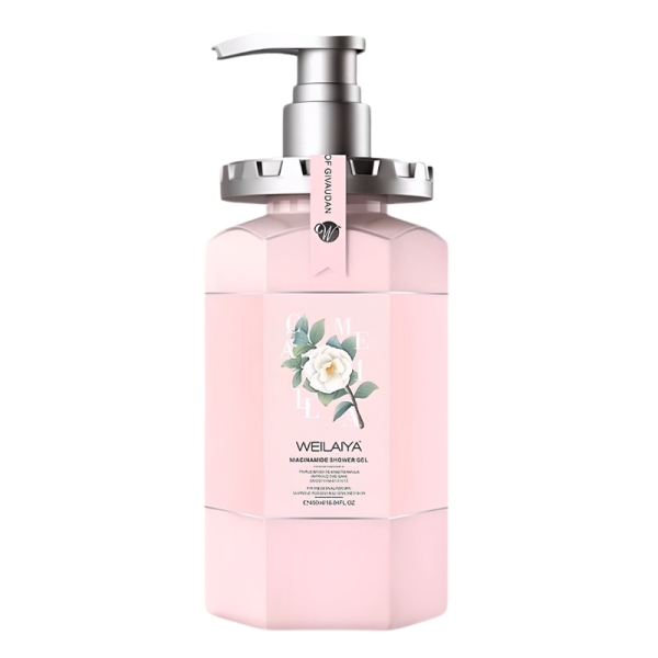 Sữa Tắm Trắng Da Hoa Trà WEILAIYA Niacinamide Shower Gel 450ml