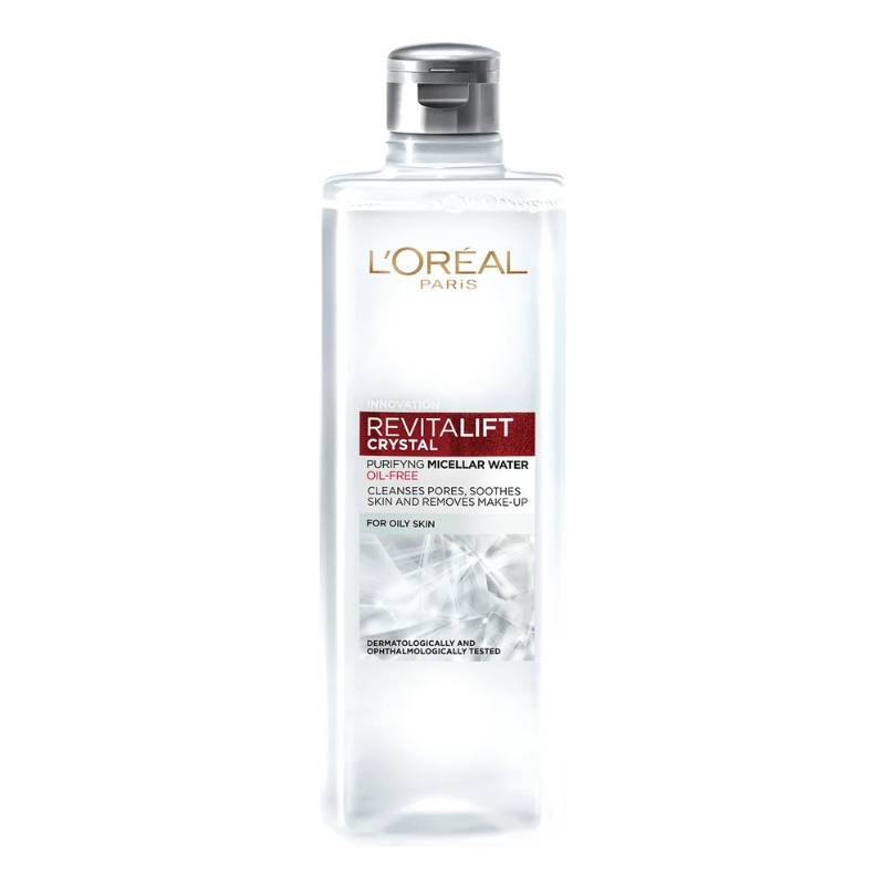 Nước tẩy trang Loreal REvitalift Crystal For Oily Skin 400ml