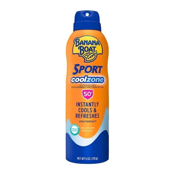 Xịt Chống Nắng Banana Boat Sport Coolzone SPF50 PA++++ 170g