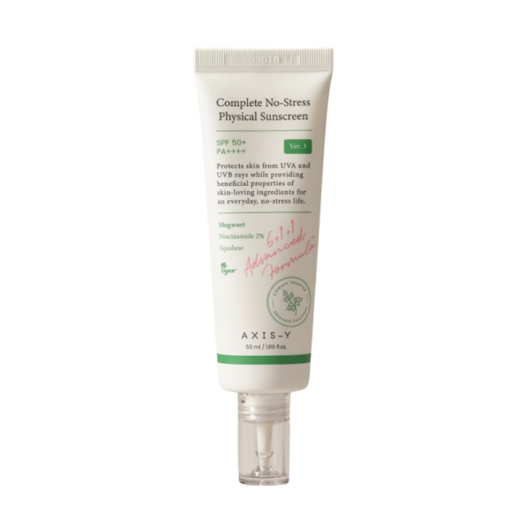 Kem chống nắng AXIS-Y Complete No-Stress Physical Sunscreen Ver. 3 50ml