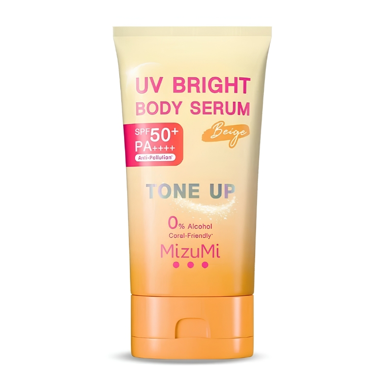Dưỡng thể chống nắng MizuMi UV Bright Body Serum SPF50+ PA++++ 120ml (Beige)