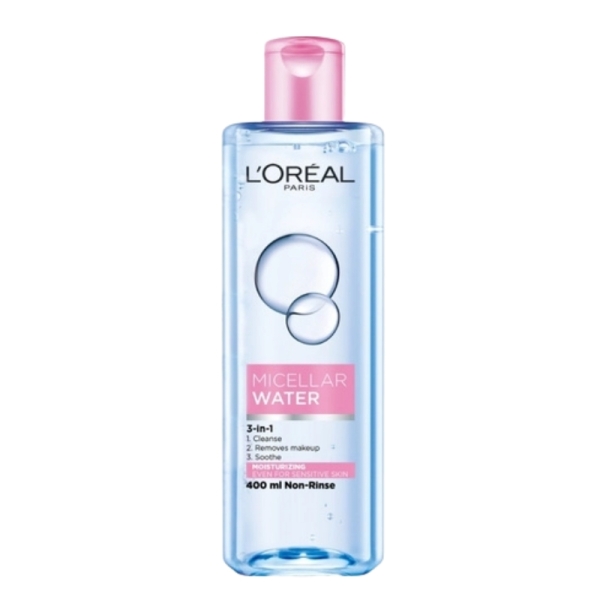 Nước tẩy trang Loreal dưỡng ẩm nắp hồng 400ml