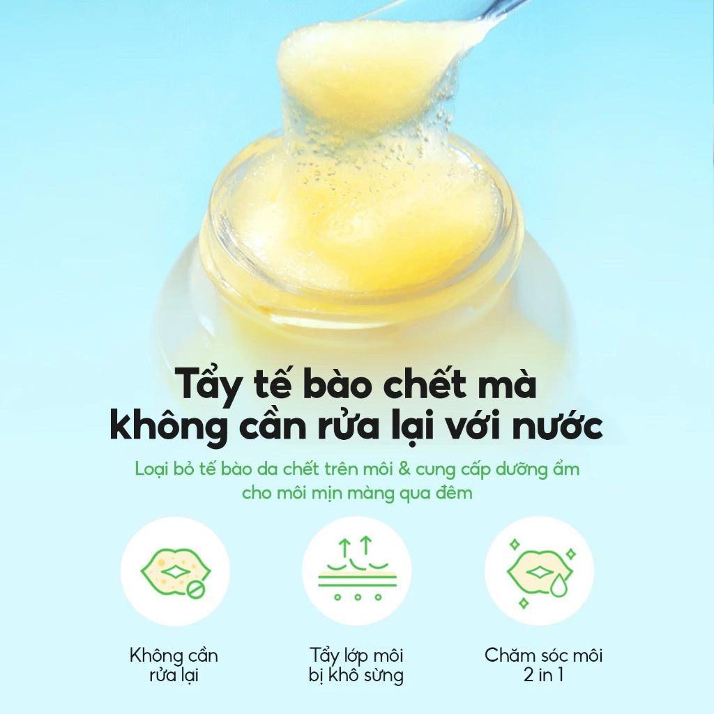 Dưỡng Môi Tocobo Lemon Sugar Scrub Lip Mask 20ml - Ảnh 4
