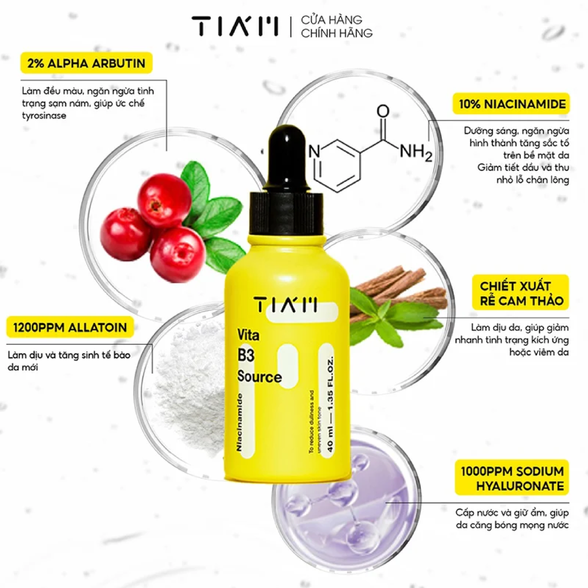 Tinh chất Tiam Vita B3 Source 40ml - Ảnh 6