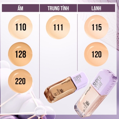 Kem nền bắt sáng Maybelline 30H Lumi-matte Foundation SPF16 - Ảnh 5