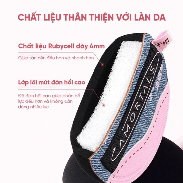 Hộp mút trang điểm AMORTALS Twin Star - Ảnh 5