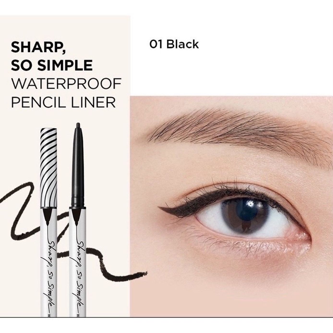 Chì kẻ mắt Clio Sharp So Simple Pencil Liner - Ảnh 3