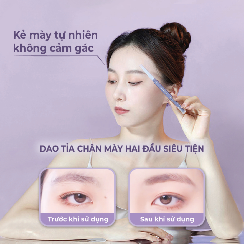 Dao cạo chân mày AMORTALS hộp 2 pcs - Ảnh 4