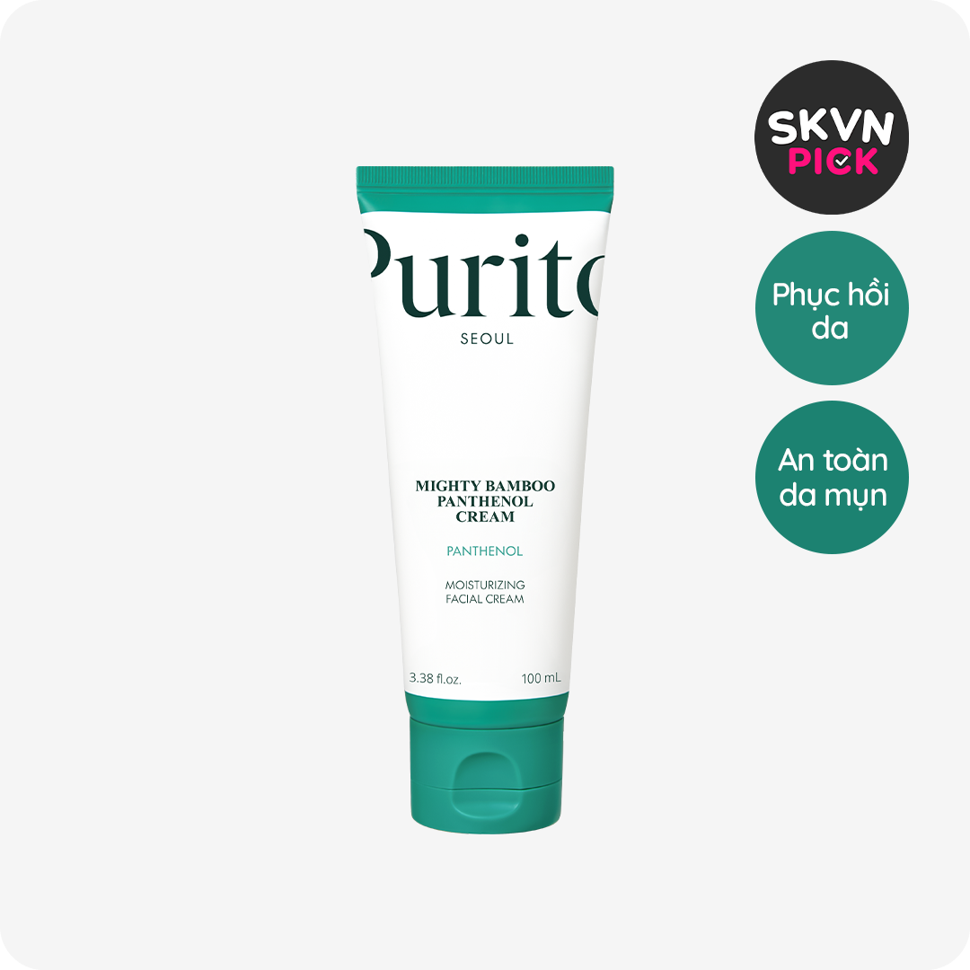 Kem dưỡng Purito Mighty Bamboo Panthenol Cream 100ml - Ảnh 4