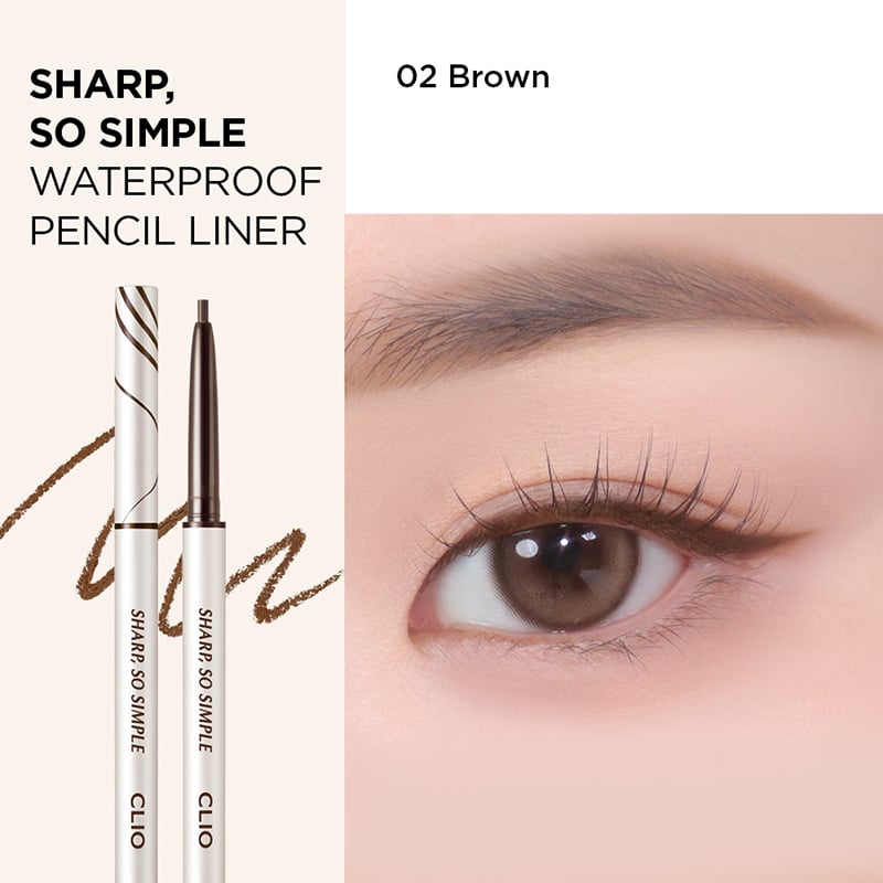 Chì kẻ mắt Clio Sharp So Simple Pencil Liner - Ảnh 2