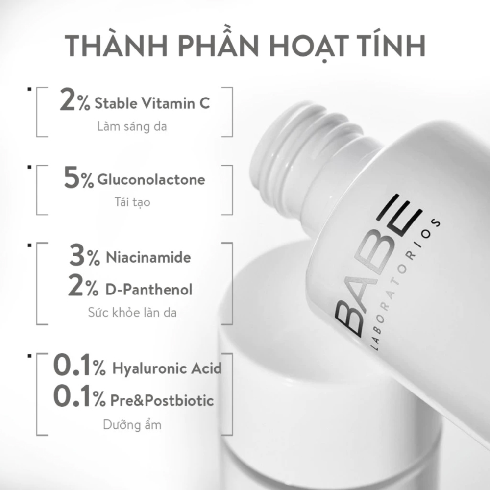 Nước hoa hồng Babe Depigment Lotion Glow 150ml - Ảnh 2