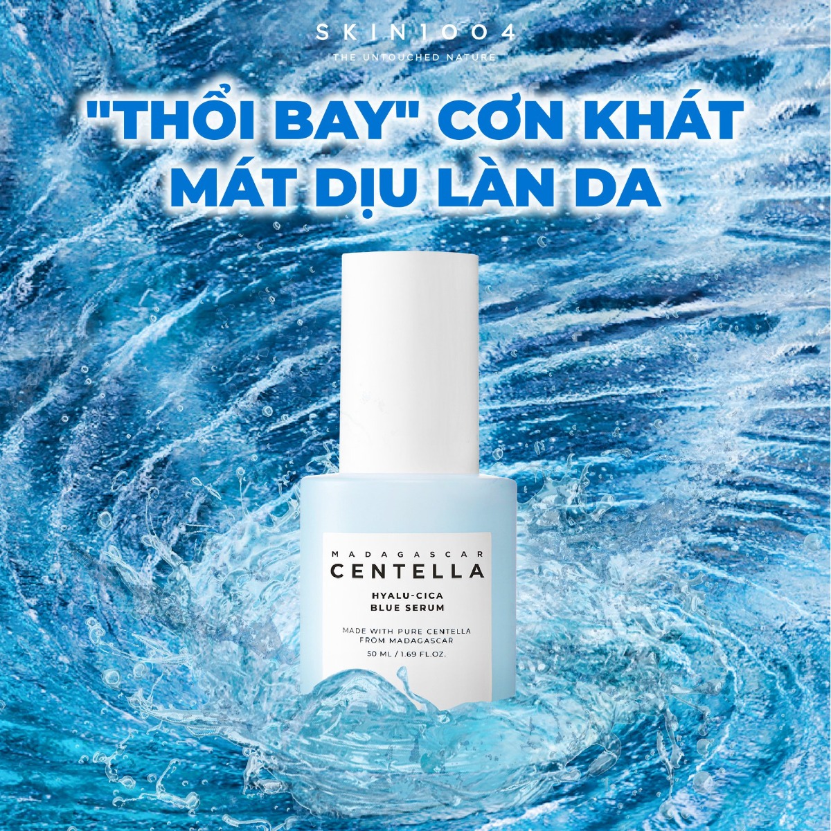 Serum Skin1004 Madagascar Centella Hyalu Cica Blue 50ml - Ảnh 3