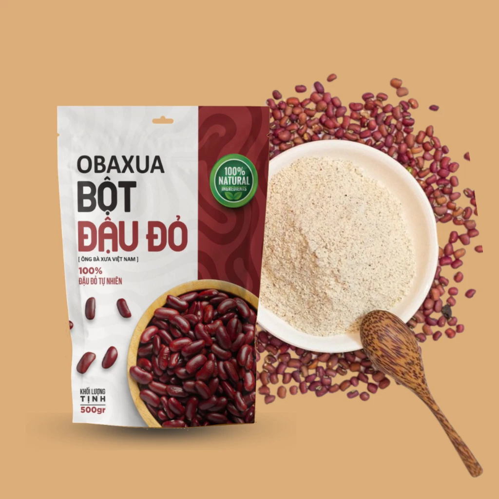 Bột đậu đỏ OBAXUA 500G - Ảnh 5