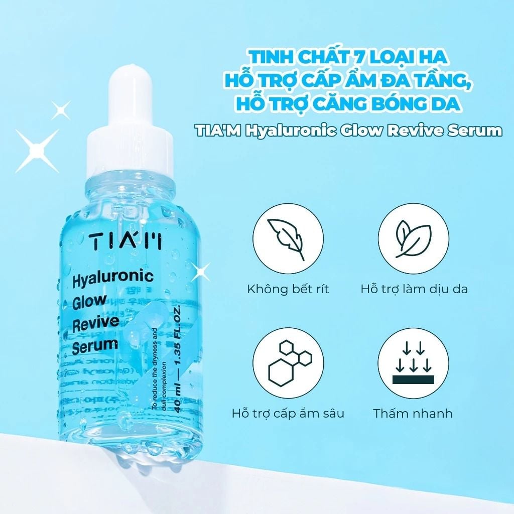 Serum Tiam Deep Hydration Glow Serum 40ml - Ảnh 5