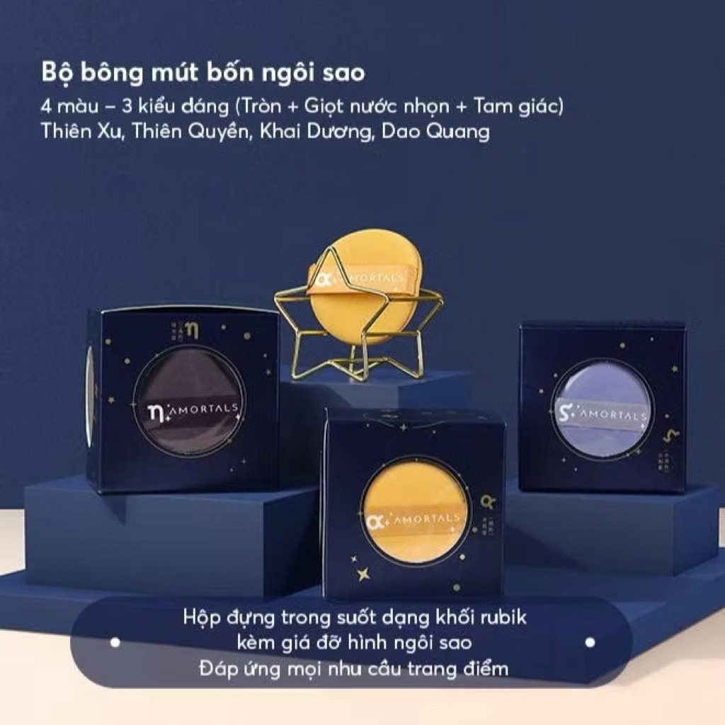Hộp mút trang điểm AMORTALS sao đổi ngôi - Ảnh 2