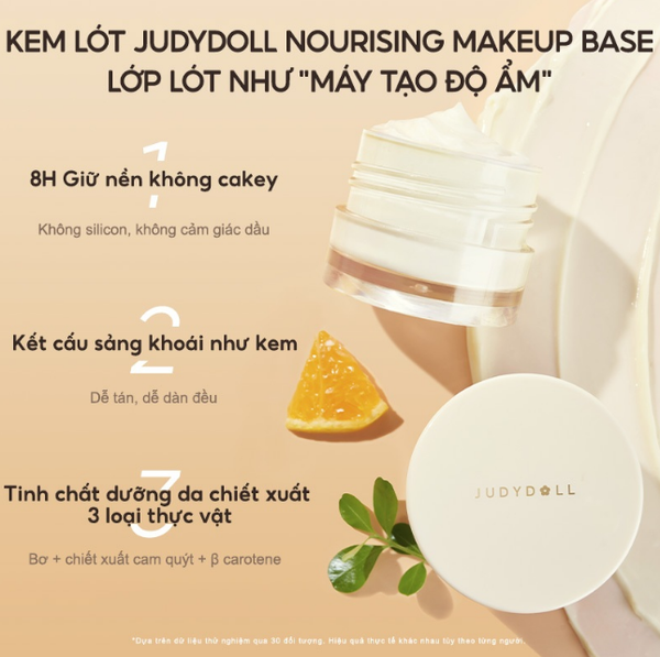 Kem Lót Judydoll Nourishing Makeup Base 30G - Ảnh 5
