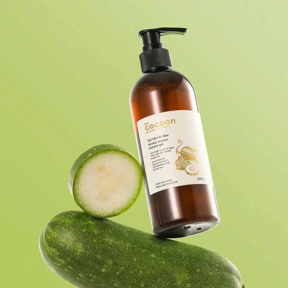 Gel tắm Cocoon bí đao 500ml - Ảnh 3