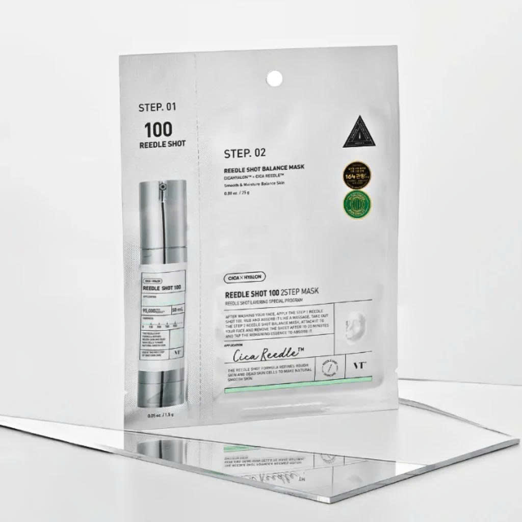 Mặt nạ VT Cosmetics Reedle Shot 100 2Step Mask (1.5g + 25g) - Ảnh 2