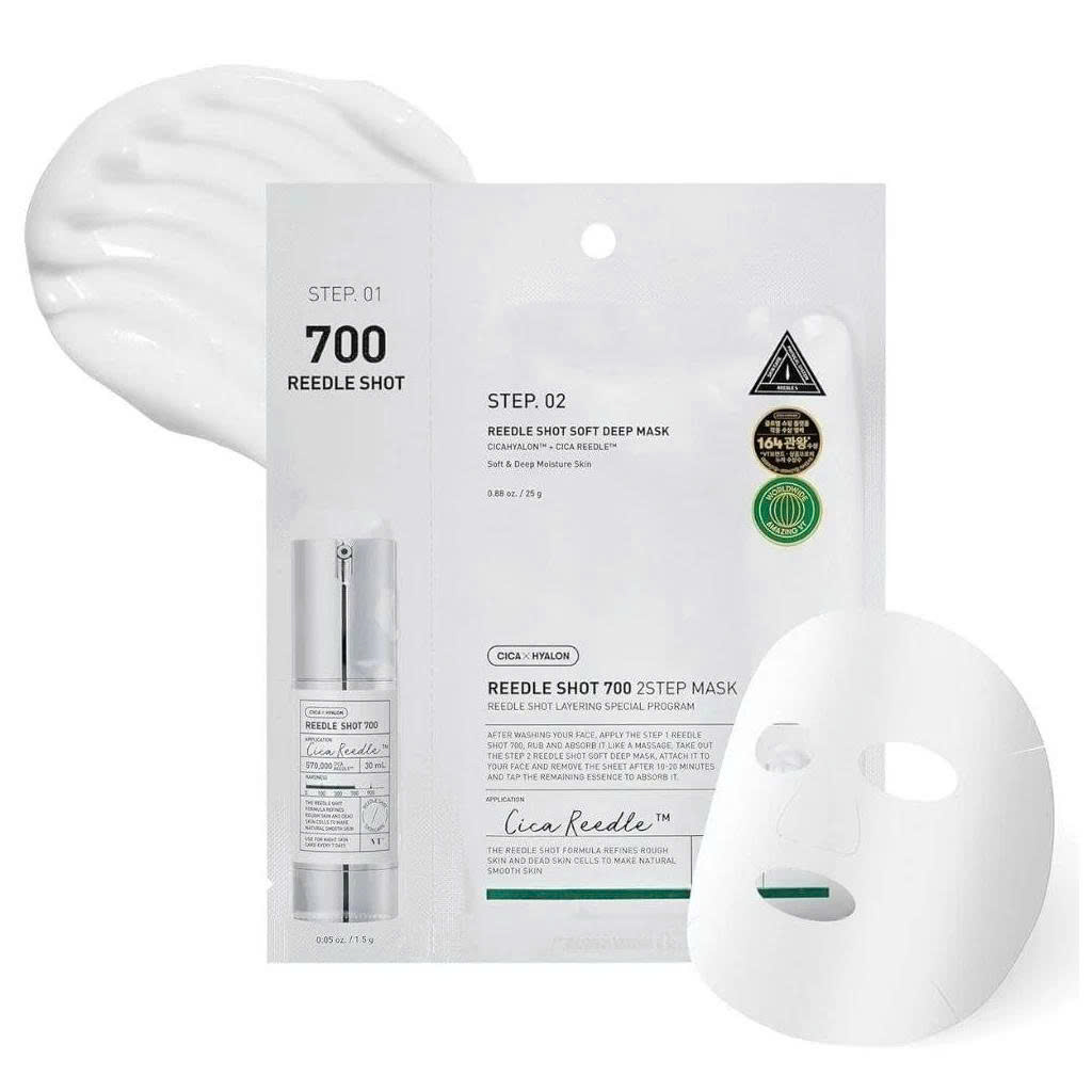 Mặt nạ VT Cosmetics Reedle Shot 700 2Step Mask (1.5g + 25g) - Ảnh 2