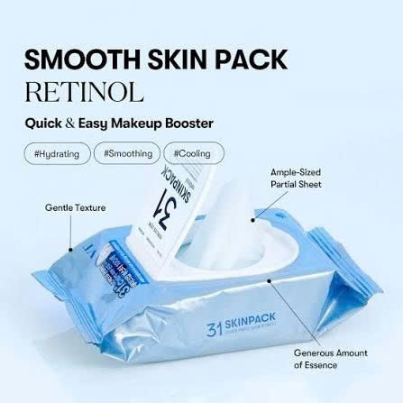 Mặt nạ VT Cosmetics Smooth 31 Skin Pack Retinol 100 miếng