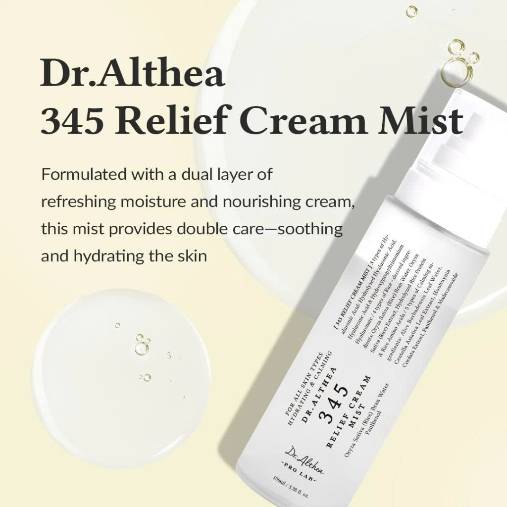 Xịt khoáng Dr.Althea 345 Relief Cream Mist 100ml - Ảnh 2