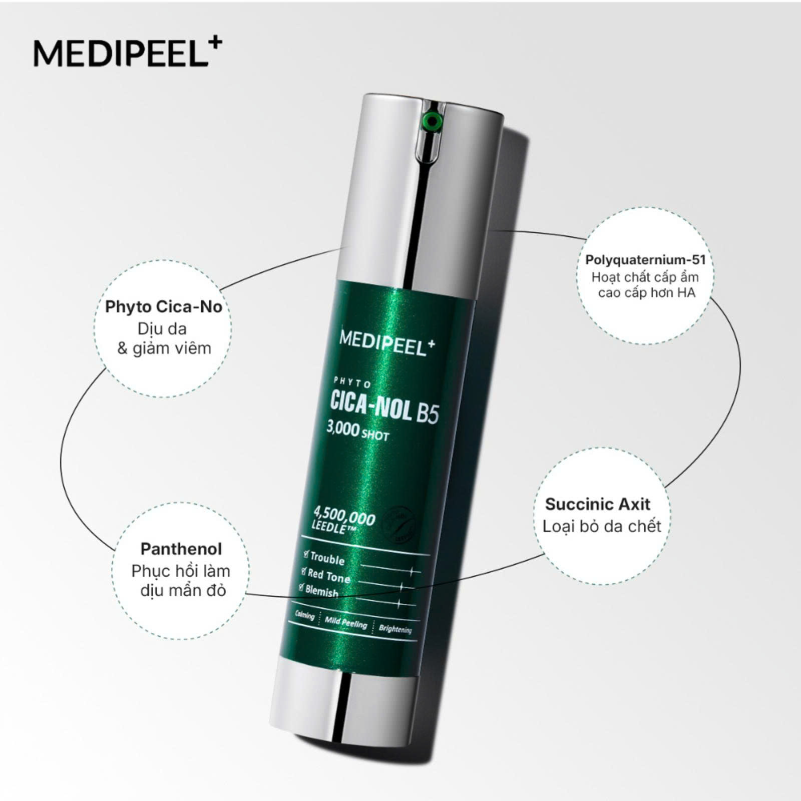 Tinh chất Medipeel Phyto Cica-Nol B5 3,000 Shot Serum 50ml - Ảnh 2