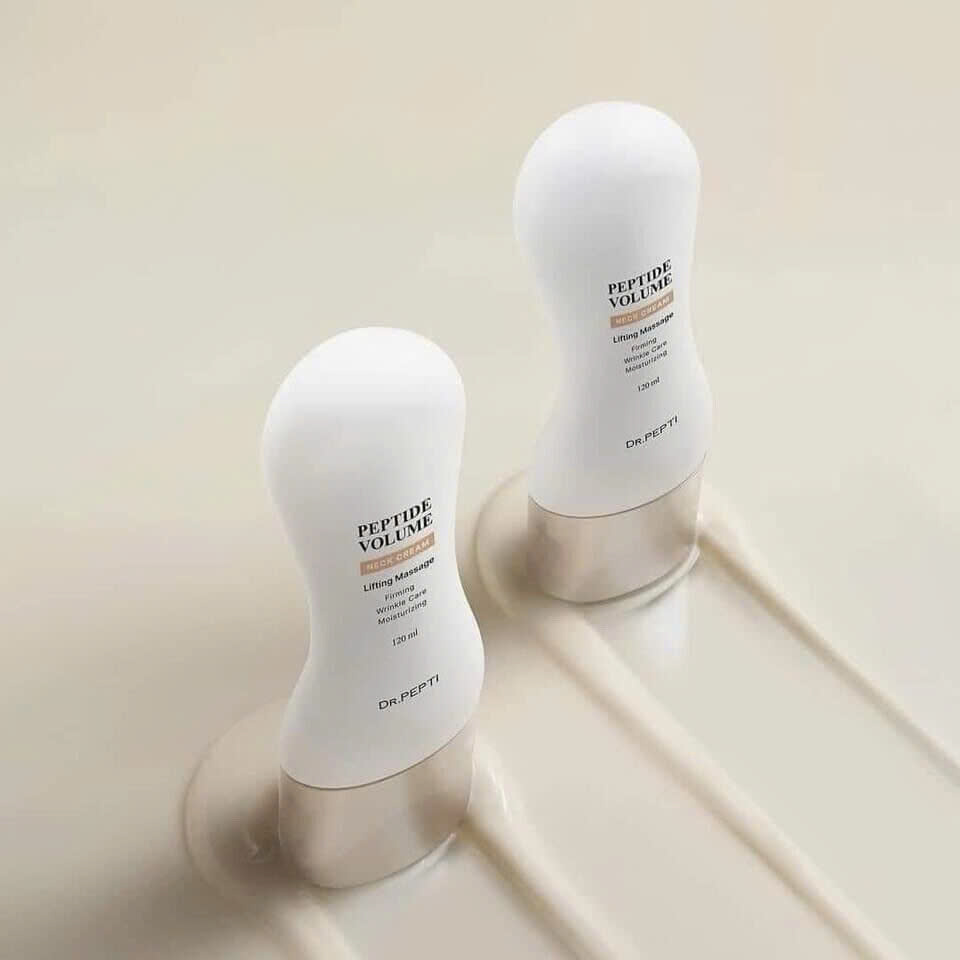 Kem dưỡng da vùng cổ Dr.Pepti Volume Neck Cream Lifting Massage 120ml - Ảnh 2