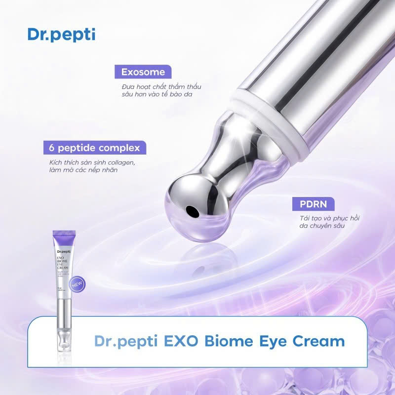 Kem mắt Dr.Pepti Exo Biome Eye Cream 15ml - Ảnh 3