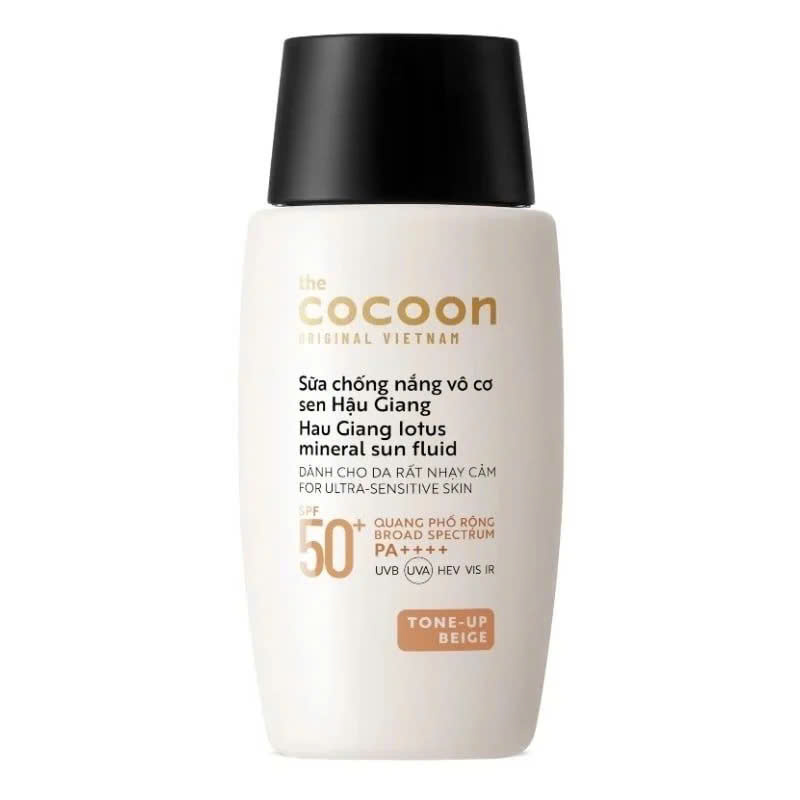 Sữa chống nắng Cocoon sen Hậu Giang 50ml