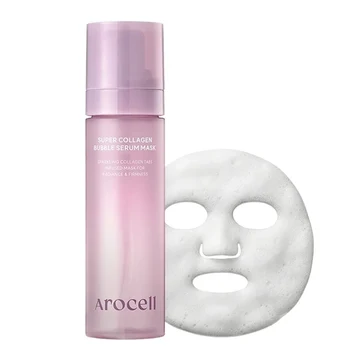 Mặt nạ tạo bọt Arocell Super Collagen Bubble Serum Mask 90g