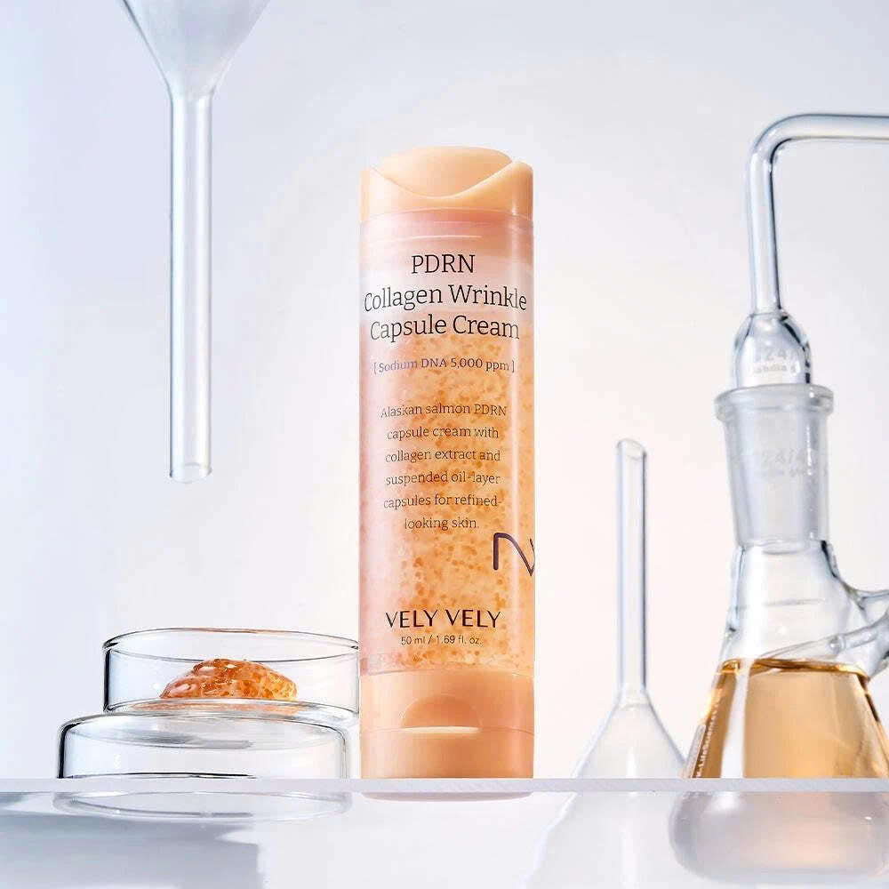 Kem Dưỡng Vely Vely PDRN Collagen Wrinkle Capsule Cream 50ml - Ảnh 2
