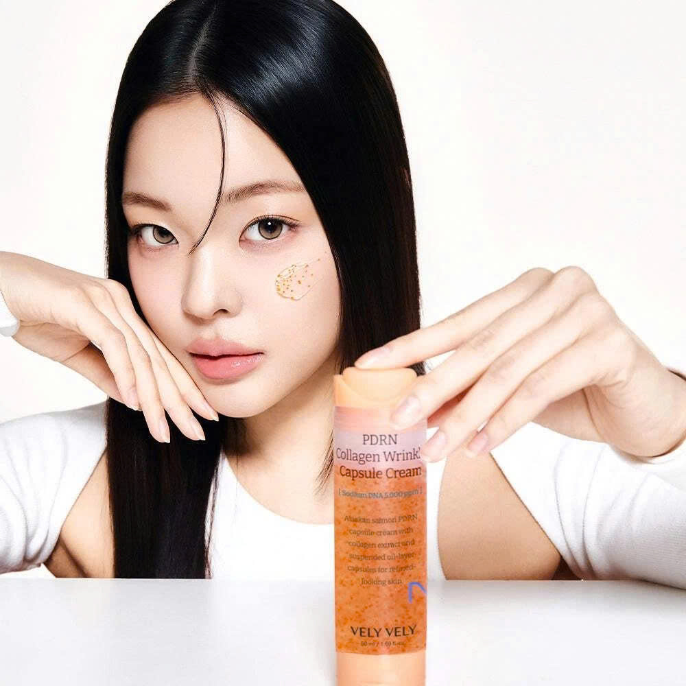 Kem Dưỡng Vely Vely PDRN Collagen Wrinkle Capsule Cream 50ml - Ảnh 3