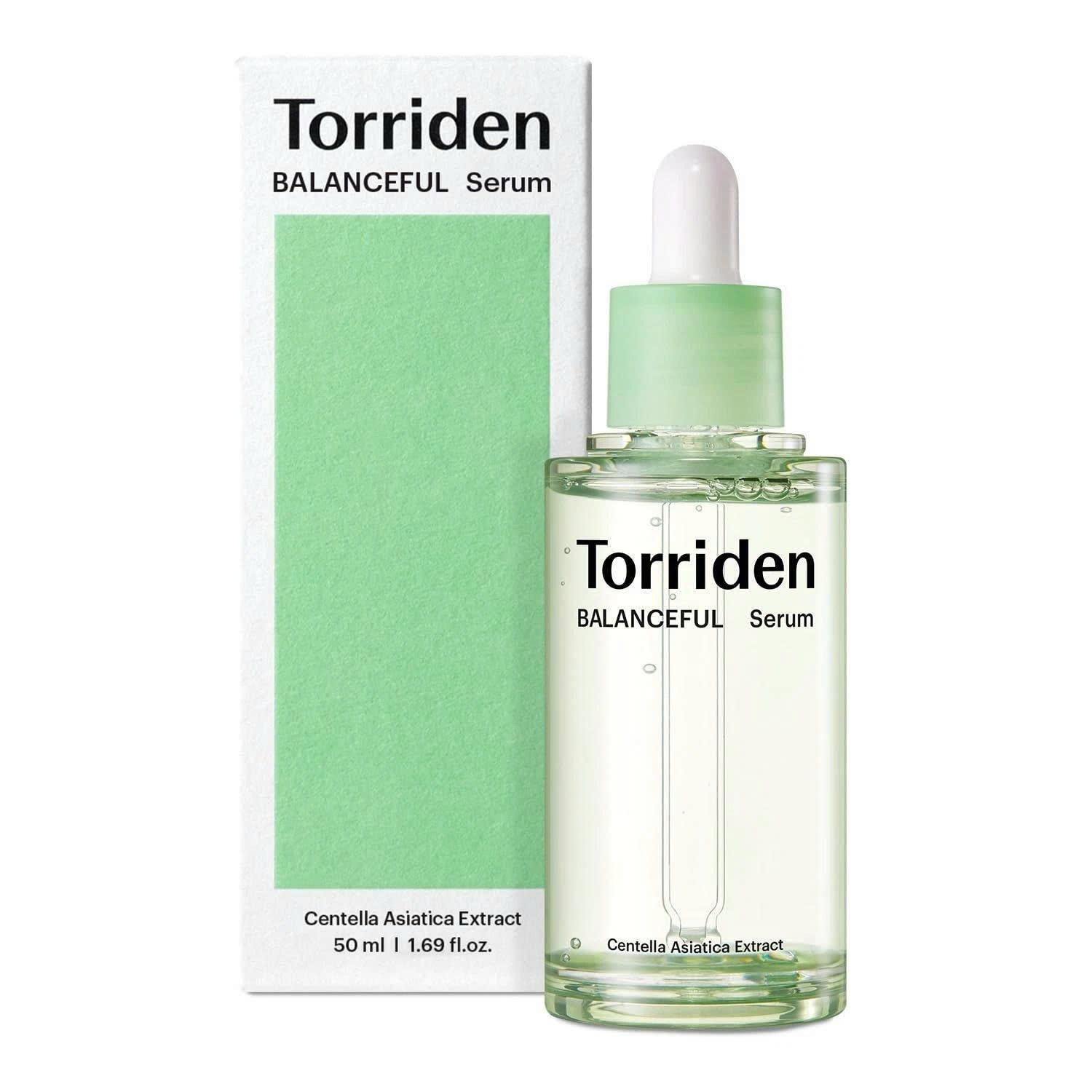 Serum Torriden Balanceful Cica 50ml làm dịu da (xanh lá)