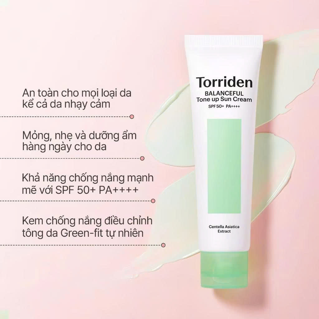 Kem chống nắng Torriden Balanceful Tone Up Sun Cream SPF50+ PA++++ 60ml - Ảnh 2