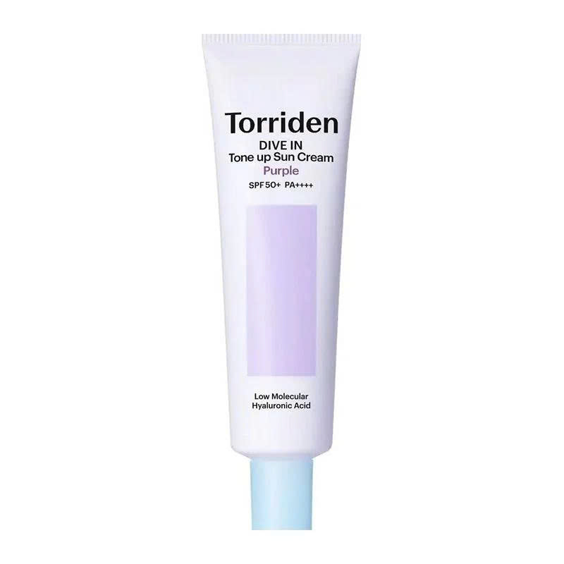 Kem Chống Nắng Torriden Dive-In Tone Up Sun Cream Purple SPF 50+ PA++++ 60ml