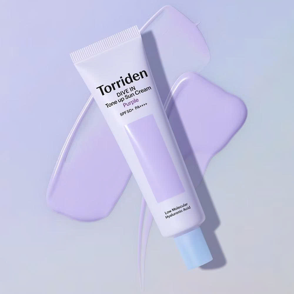 Kem Chống Nắng Torriden Dive-In Tone Up Sun Cream Purple SPF 50+ PA++++ 60ml - Ảnh 2