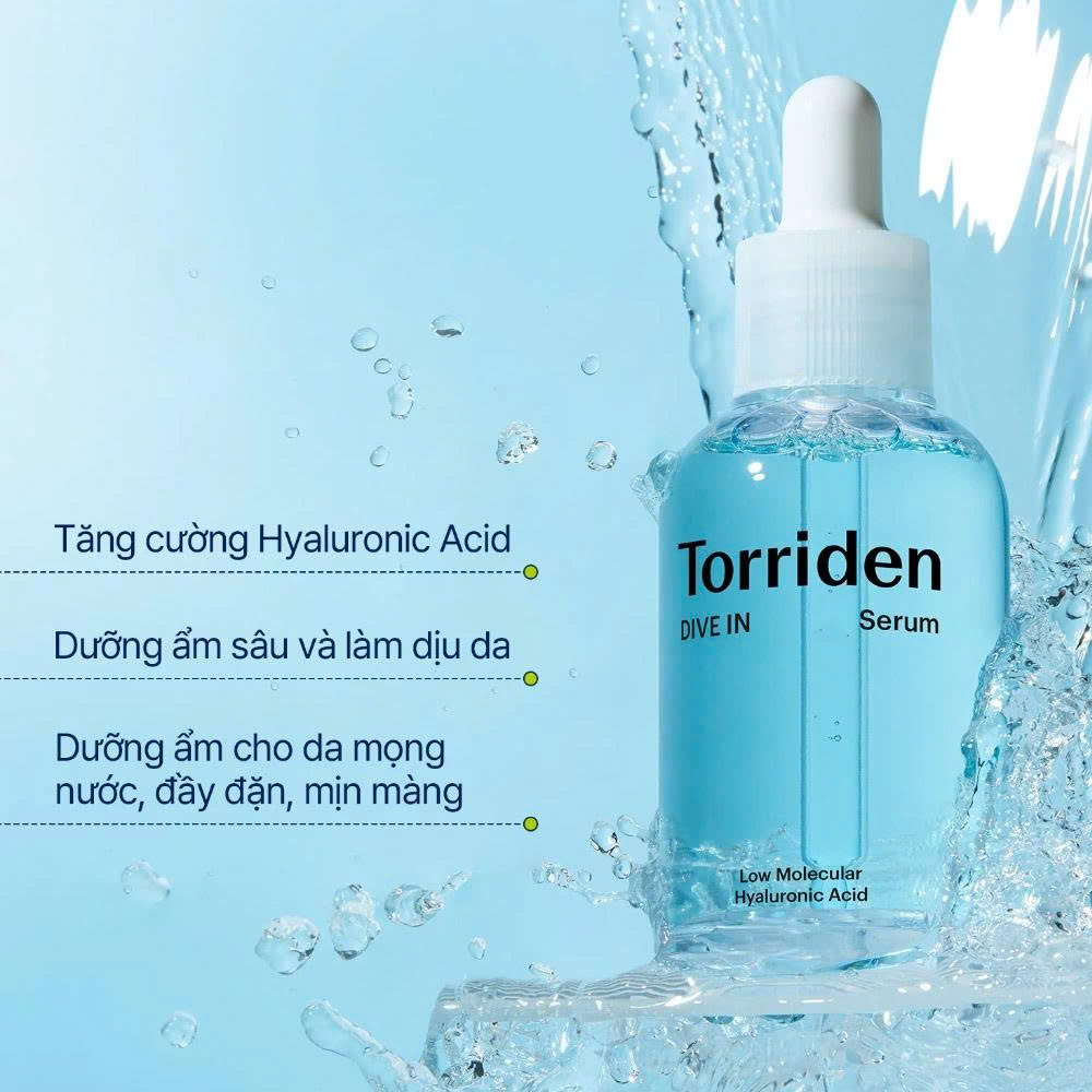 Tinh Chất Dưỡng Âm Torriden Dive-In Low Molecular Hyaluronic Acid Serum 50ml - Ảnh 2