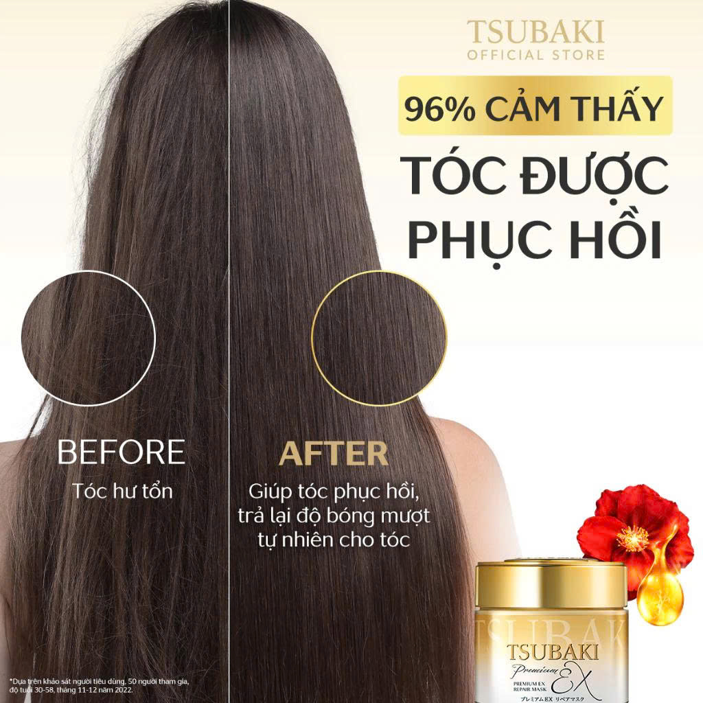 Mặt nạ tóc Tsubaki Premium Repair Mask 180g - Ảnh 3