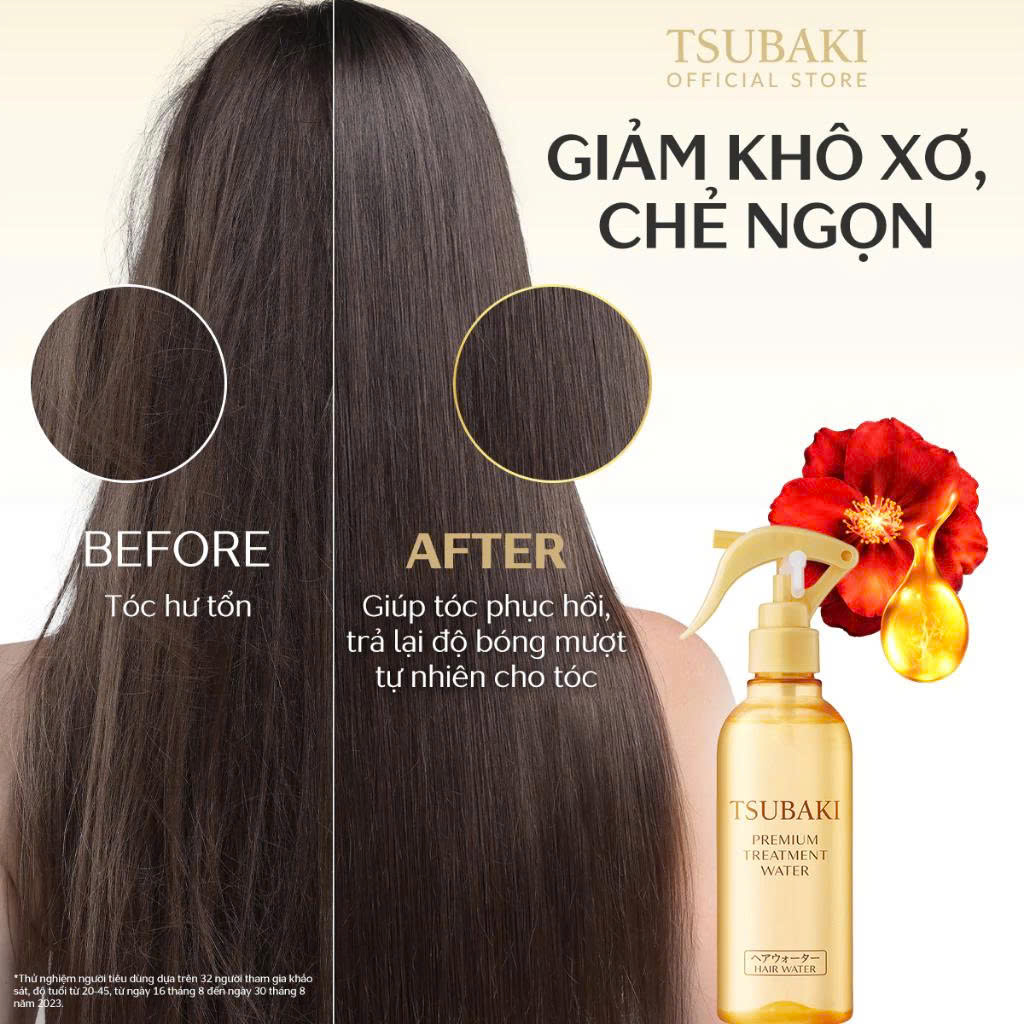 Xịt dưỡng tóc Tsubaki phục hồi hư tổn 210ml - Ảnh 2