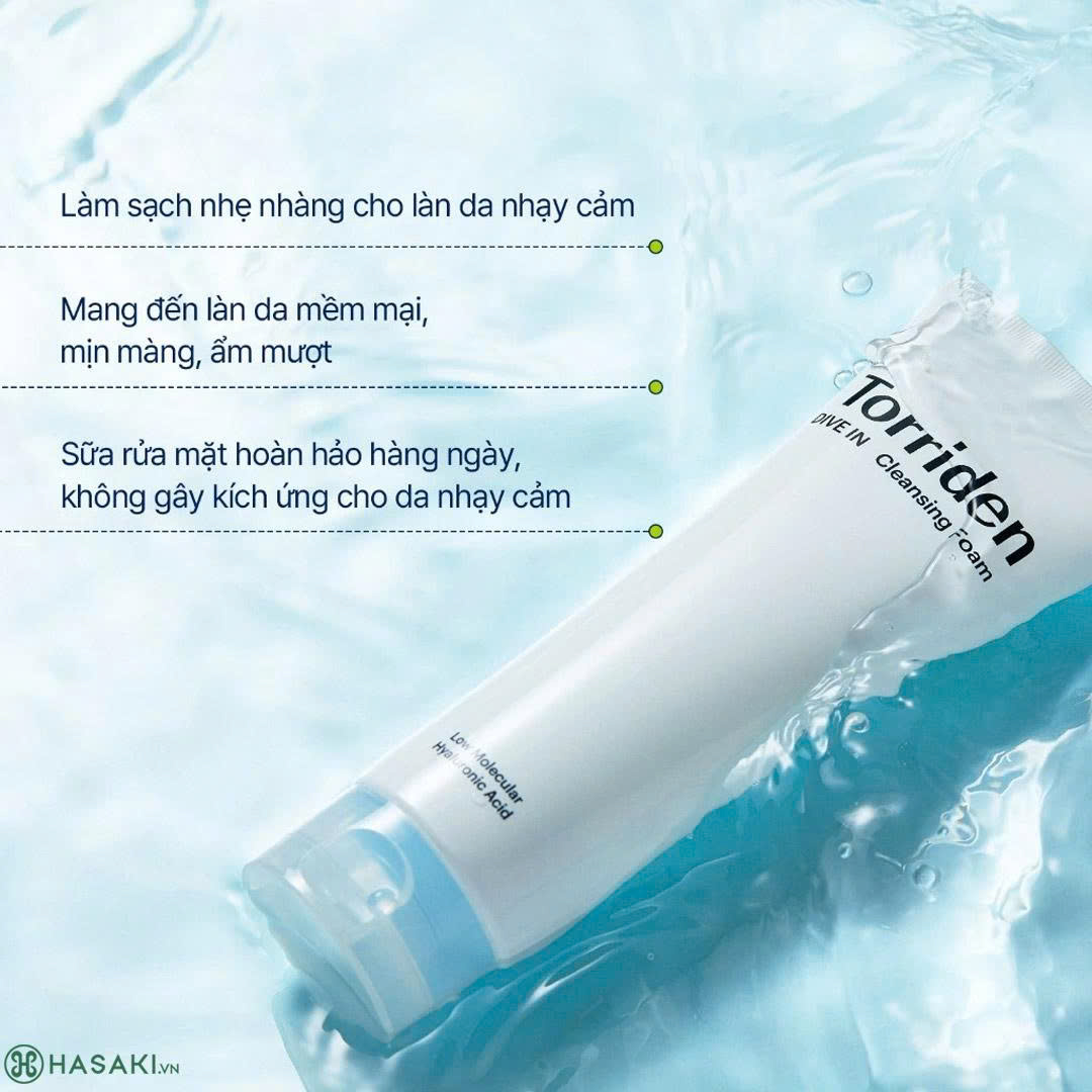 Sữa rửa mặt tạo bọt Torriden Dive In 150ml - Ảnh 2