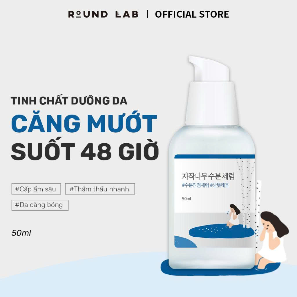 Tinh chất Round Lab Birch Juice Moisturizing Serum 50ml - Ảnh 2